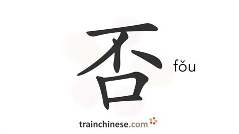 否放|否 (fǒu) Definition & Meaning